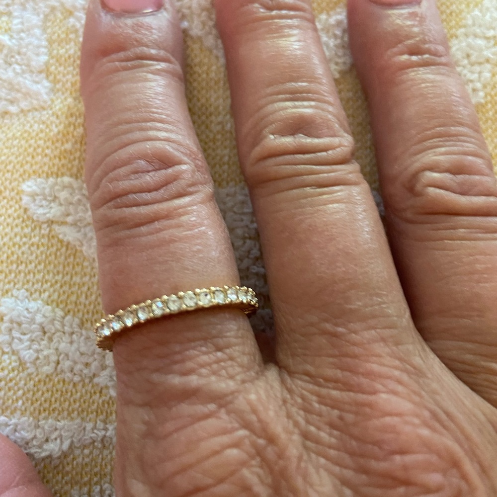 Gold Tone Trendy Ring